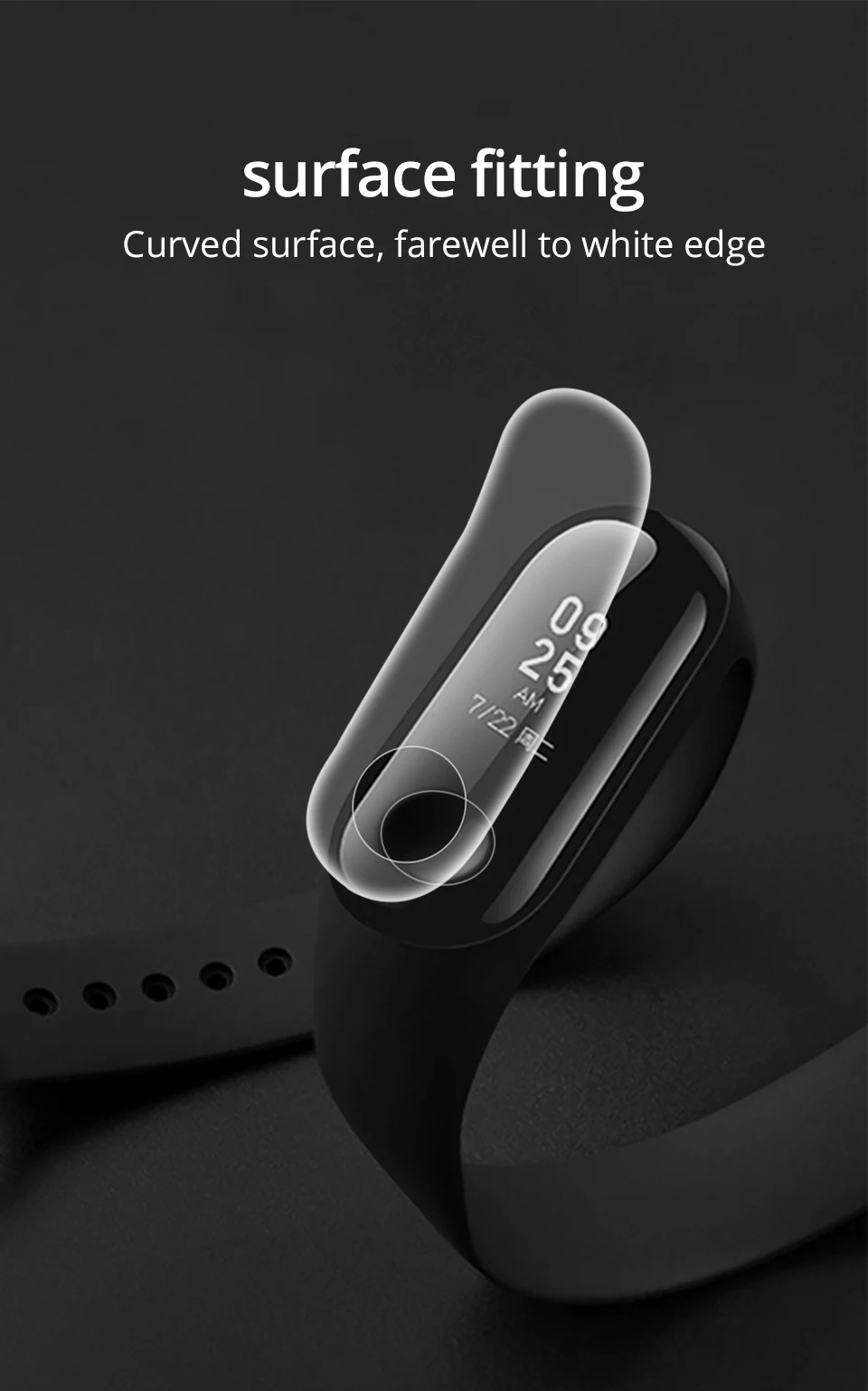 PZOZ протектор экрана для xiaomi mi band 2 3 4 наручный ремешок на замену силиконовый ремешок Смарт-часы протектор экрана мягкая пленка