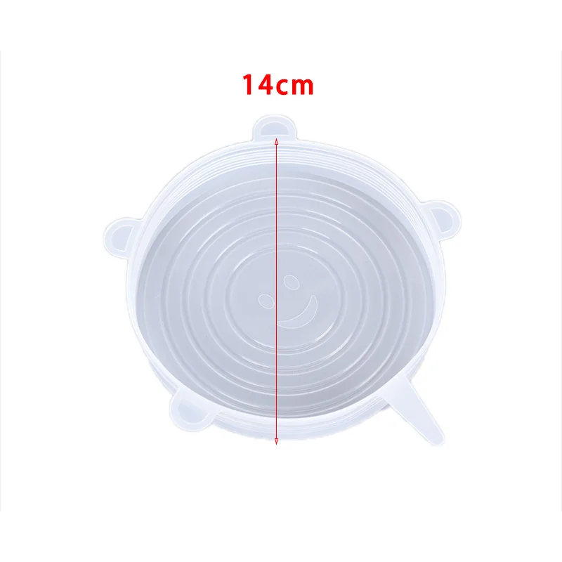 1 шт. силиконовые крышки для сохранения свежести пищи прочные многоразовые крышки для сохранения пищи термостойкие подходят для всех размеров и форм контейнера