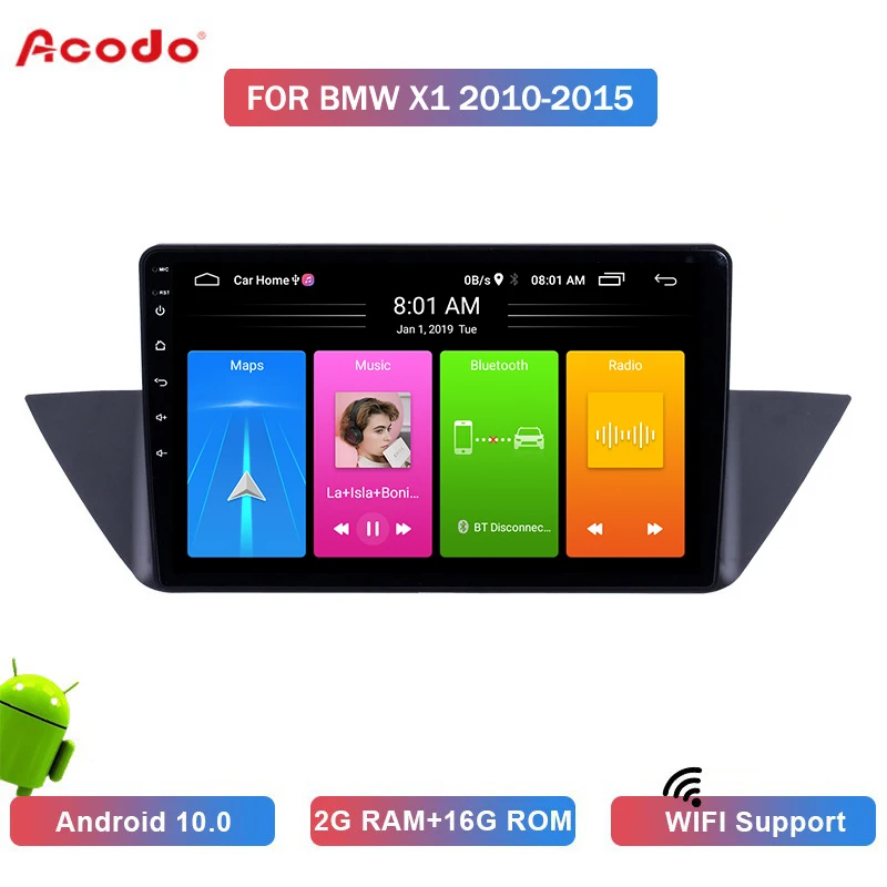 

ACODO 2+16G Android 10.0 Car Radio Multimedia Player For BMW X1 2010-2015 Navigation GPS 2 din