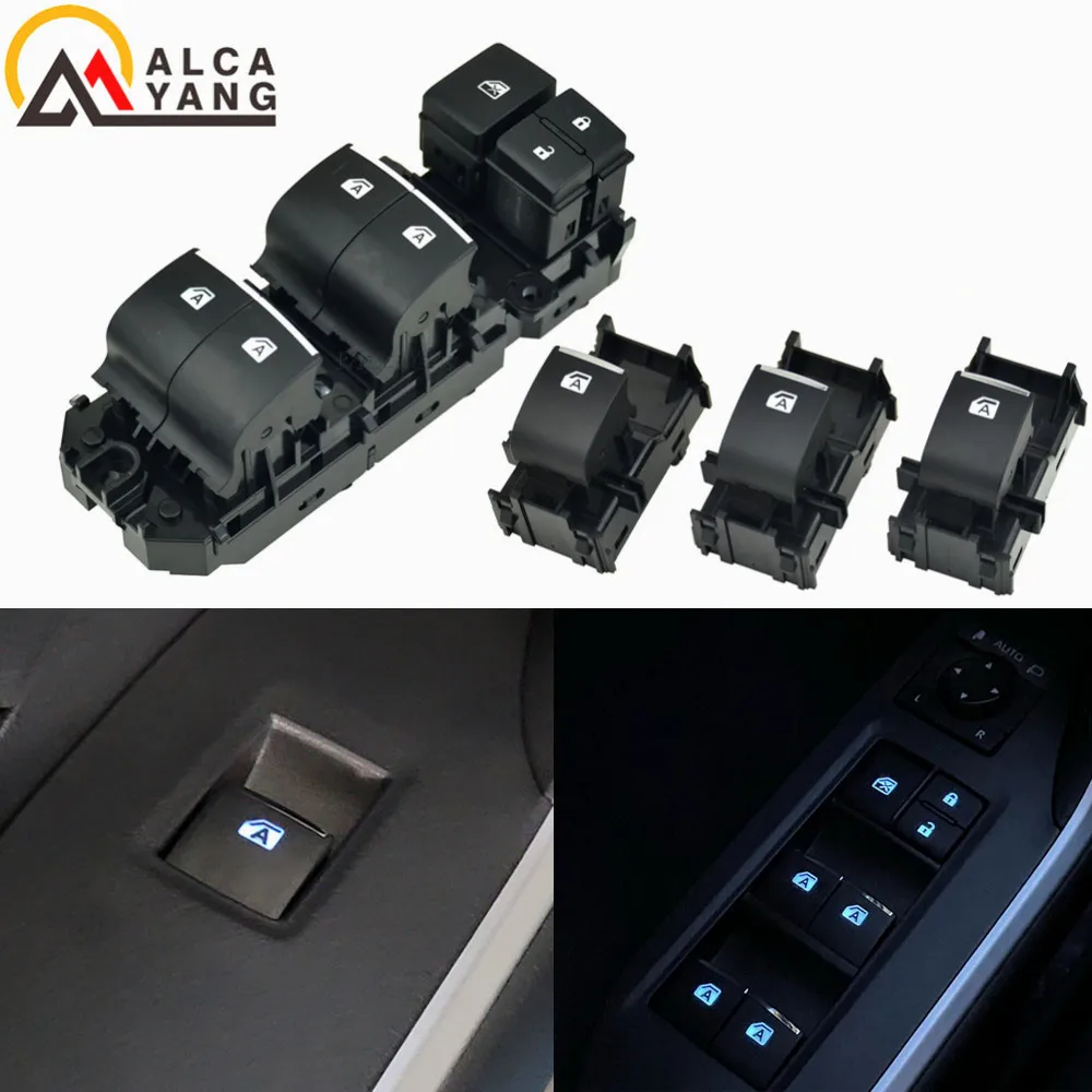 Power Window Switch Set for Toyota RAV4 RAV 4 2019 2020 Lighted LED