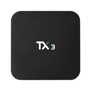 

New-TX3 TV BOX Android 9.0 S905X3 8K Smart Media Player 4GB RAM 32GB ROM 2.4G/5GHz Dual Wifi BT TANIX TX3 Set Top Box
