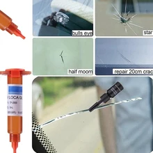 Outil de réparation de fenêtre de colle transparente optique de colle UV pour la longue fissure