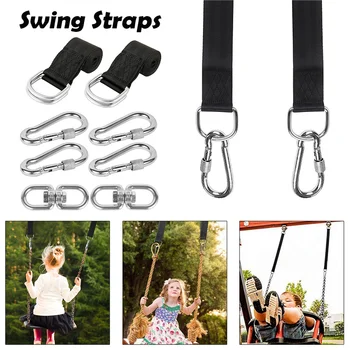 

Hammock Hanging Kit Swing Snap Hook Buckle Screw Spring Carabiner Quick Hanging Belts Hook for Clasp Camping Outdoor Beach