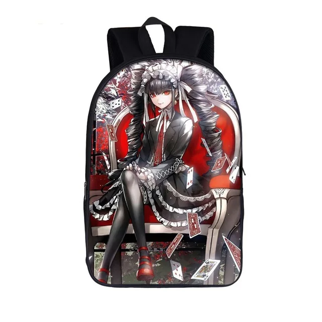 as pictures Danganronpa Dangan Ronpa Monokuma школьный рюкзак для девочек и мальчиков школьные сумки для подростков Mochila Sac A Dos - Цвет: as pictures