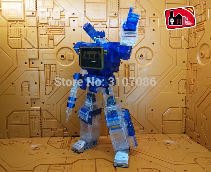 THF трансформация Soundwave THF01T прозрачный walkman две ленты большой размер MP13 сплав