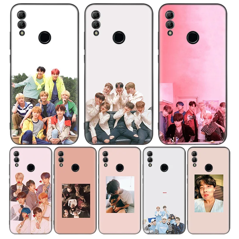 J надеюсь поп черная крышка чехол для телефона для huawei Y9 Y5 Y6 Y7 Honor 10 9 Lite 9X8X8 S 8A фотоаппаратов моментальной печати 7S 7A 10i 20i V20 Coque Капа