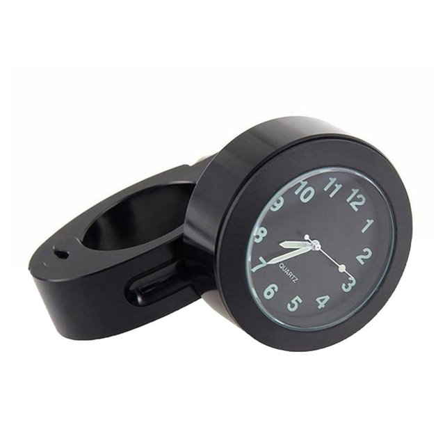 Universal Motorcycle Handlebar Watch Bike Hand Grip Bar Mount Dial Clock Waterproof For Scooter Bicycle Motor ATV