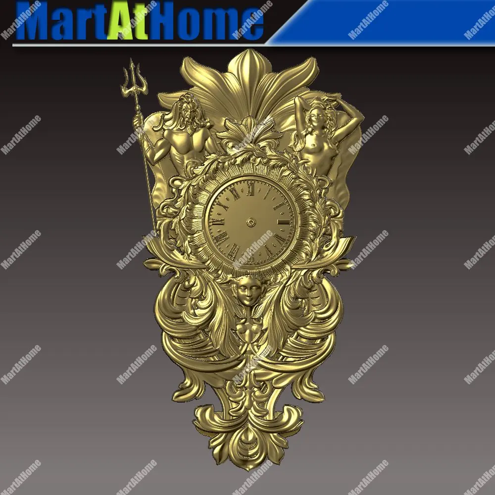 Art & Collectibles 3d STL model for CNC Router and 3d printing round ...