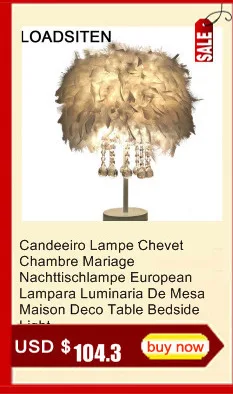 Candeeiro Lampe Chevet Chambre Mariage Nachttischlampe Европейская лампа Luminaria De Mesa демисезонный прикроватный светильник