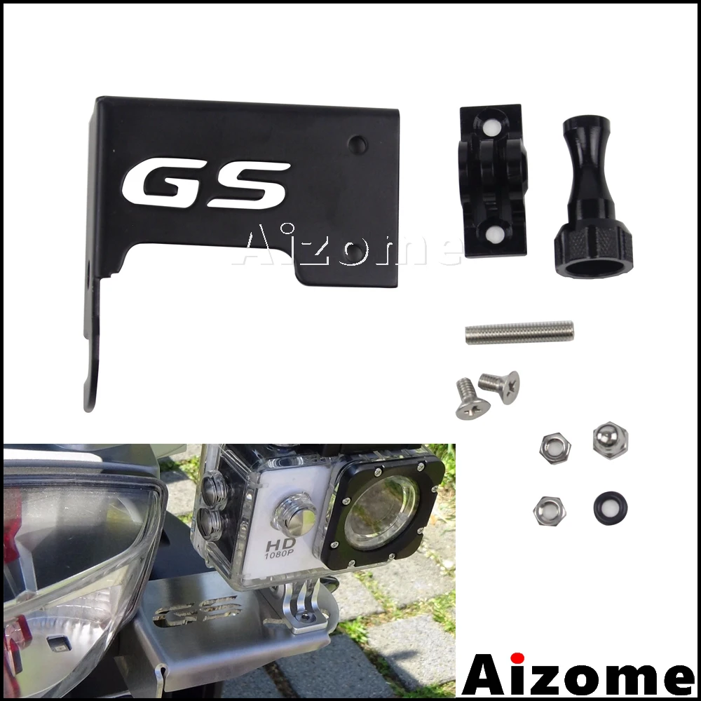 

Motorcycle Left Front Stand Bracket For GoPro Camera Holder For BMW F650GS F700GS F800GS 2013-2016 R1200GS LC ADV 2014-2016