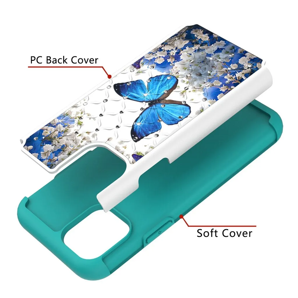 Dream Crystal Style Phone Case For iPhone 11Pro Max Dirt-resistant Slim Fashion Soft Cases Shockproof Dust-proof Phone Case