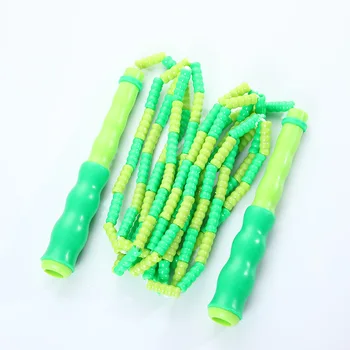 

Soft Beaded Jump Rope Length Adjustable Tangle-Free Skipping Rope Outdoor Indoor Sports Fitness for Man Women Kids