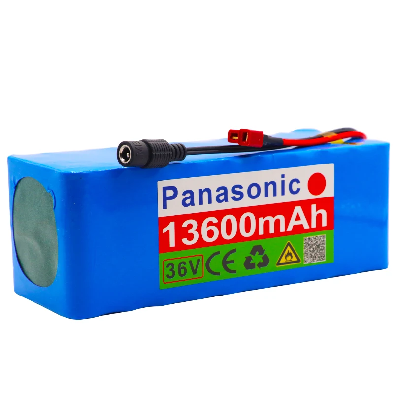 Panasonic 10S4P 36V аккумулятор 13600 мА/ч, 18650 Батарейный блок 500 Вт 42В 13.6Ah для электрического велосипеда с BMS+ 42 зарядное устройство/APE FLAC