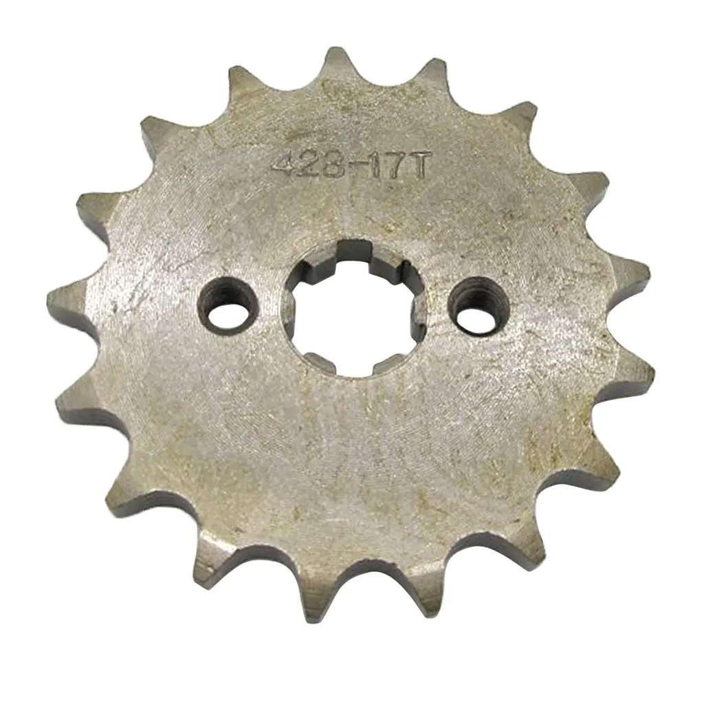 17 Teeth 428 Front Chain Sprocket Cog 50cc-150cc Quad Dirt Bike ATV Buggy