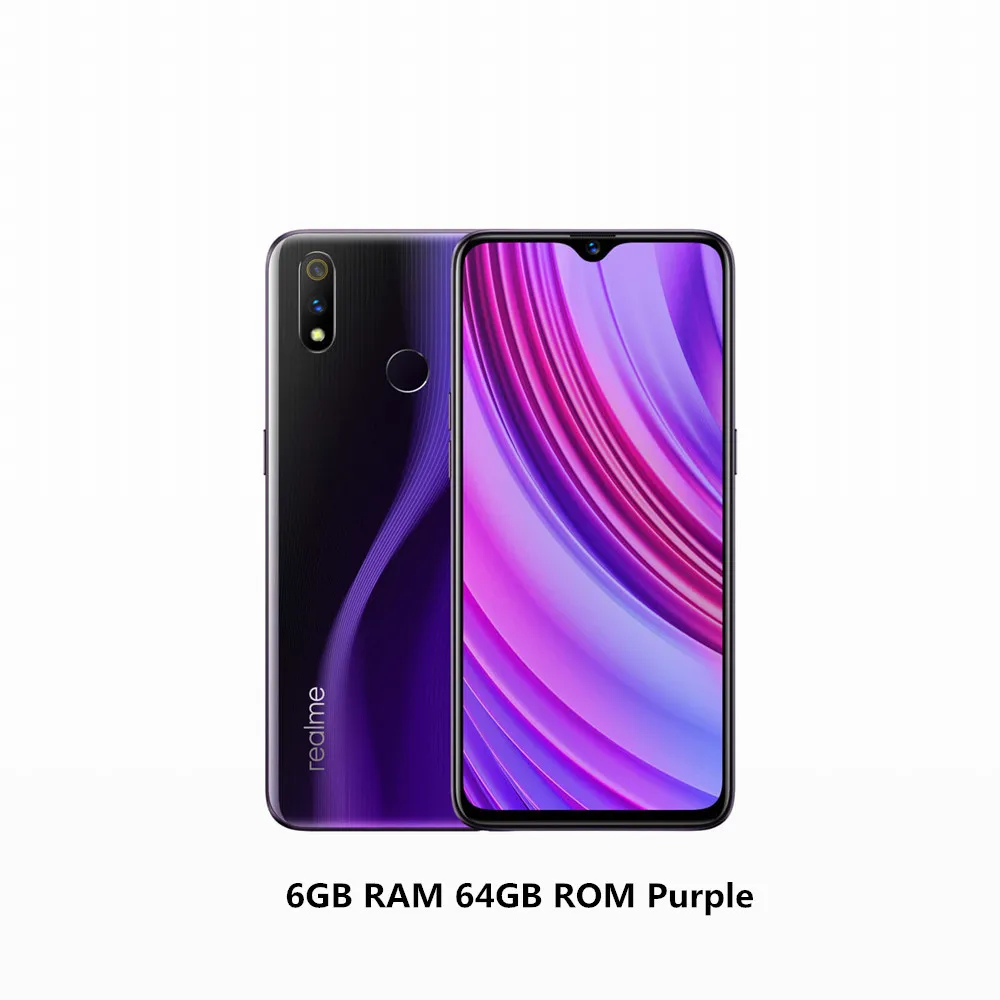 6GB 64GB Purple Realme X Lite смартфон 6,3 дюйма Snapdragon 710 2340X1080 4 Гб 64 Гб 20 Вт VOOC 25,0 МП отпечаток пальца 4045 мАч 4G LTE мобильный телефон - Цвет: 6GB 64GB Purple