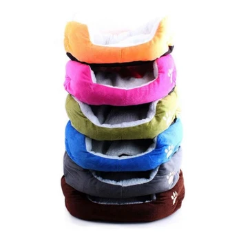 

Puppy Pet Bed Sofa Mat Kennel Cushion For Small Dog Soft Fleece Warm Dog Cat Bed House Nest Waterproof Dog Basket Mat Kennel