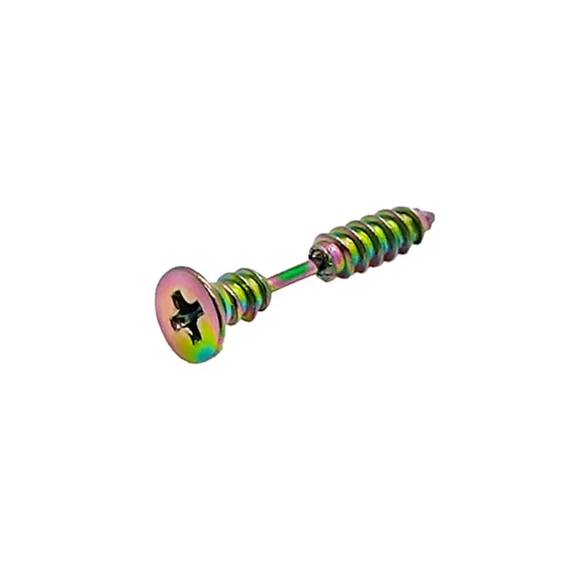 Pendiente Azul Punk De Acero Inoxidable Para Hombre Y Mujer, Piercing