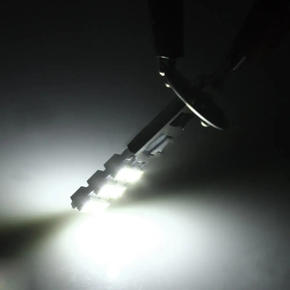 2 PCS ο H1 6000K  ȭƮ 55W LED  Ʈ  ŰƮ Ȱ   H1 LED  Ʈ  H1-12SMD-5050  Ȱ 