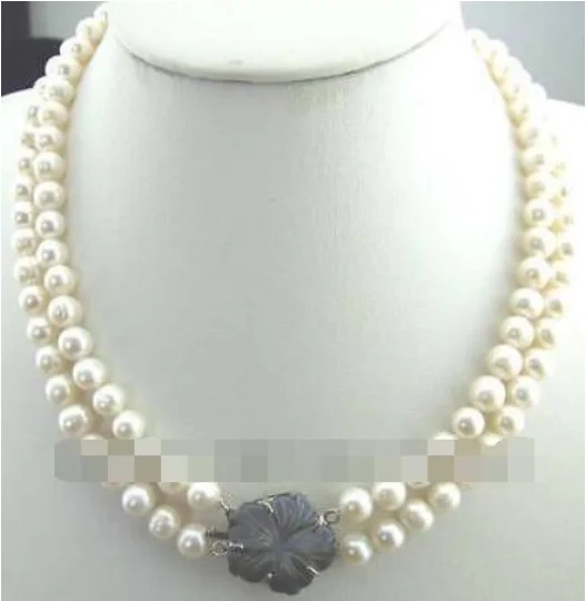 Collar De Perlas Barrocas Blancas Del Mar Del Sur - Perlas Naturales 11-13mm - Longitud 18 Pulgadas - Joyería Artesanal Elegante