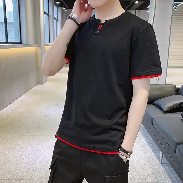 

New Men T-Shirt Cotton Hop Harajuku Tops Tee Men Tshirt Streetwear Short Sleeve tee shirt