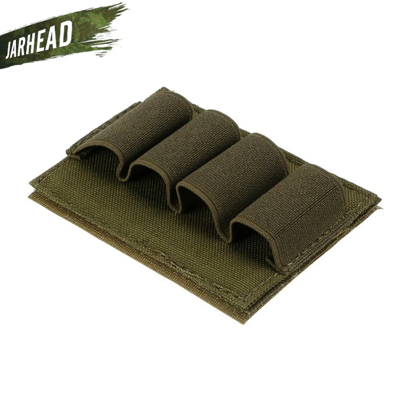 Тактические Buttstock Molle военный Высококачественный нейлон 4 ружья оболочки патроны