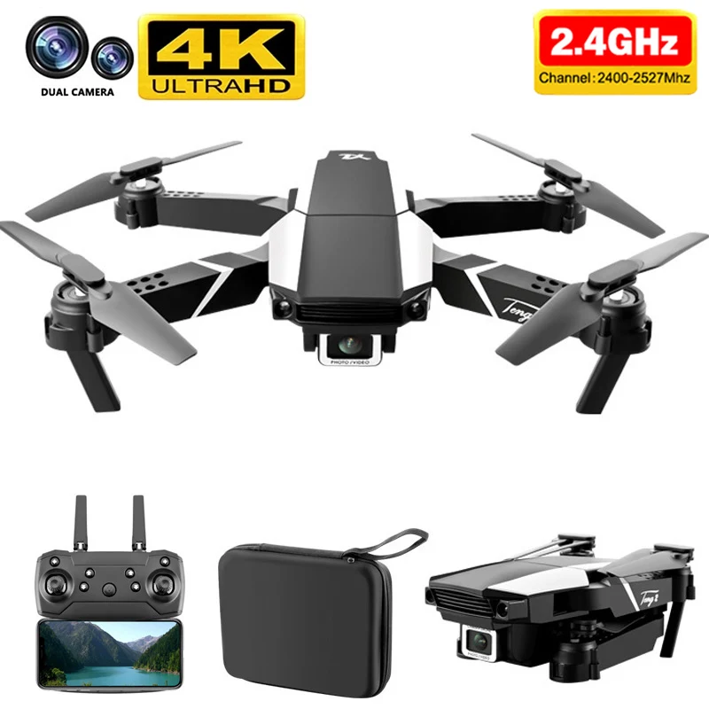 Hot Products! NEW RC Helicopter 1080P WiFi Visual Positioning S62 Pro Drone With 4k HD Dual Camera Height Preservation Professional Quadcopter