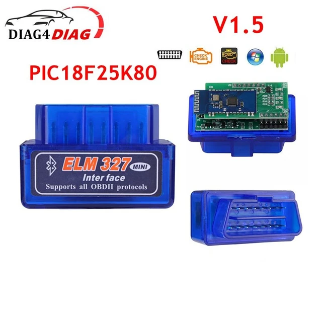 ELM327 Bluetooth-compatible OBD2 OBDII CAN BUS Check Engine Car Auto  Diagnostic Scanner Tool Interface Adapter For Android PC - AliExpress