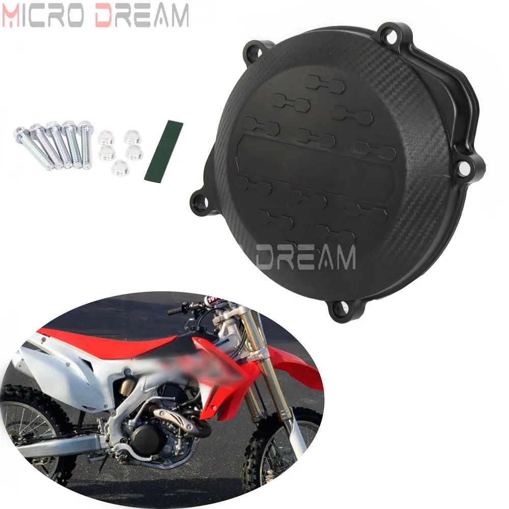 Dirt Bike Motorcycle Engine Stator Clutch Cover Case Guard Black For