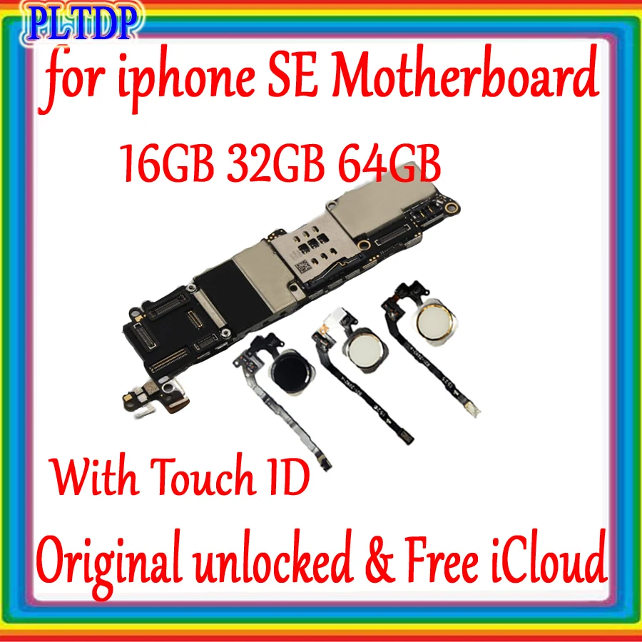 Новое поступление 100% оригинальная материнская плата для iPhone SE разблокированная