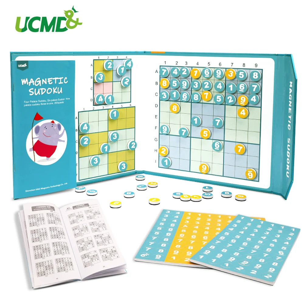 

Sudoku Puzzle Board Chess Game Math Puzzle Digital Thinking Toy Early Educational Games Board for Kids Children Teaching Aids