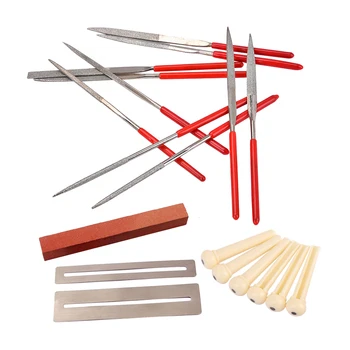 

Guitar File Guitar Instrument Repair Tool Kit Grinding Stone Frets Nut File Set