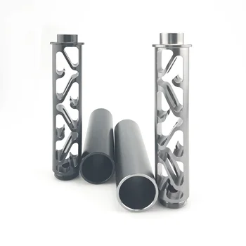 

0.4" bore Internal Diameter 6" Spiral Car Fuel Filter 7075 Aluminum Fuel Trap 1/2X28 5/8X24 For NAPA 4003 WIX 24003 Solvent Trap