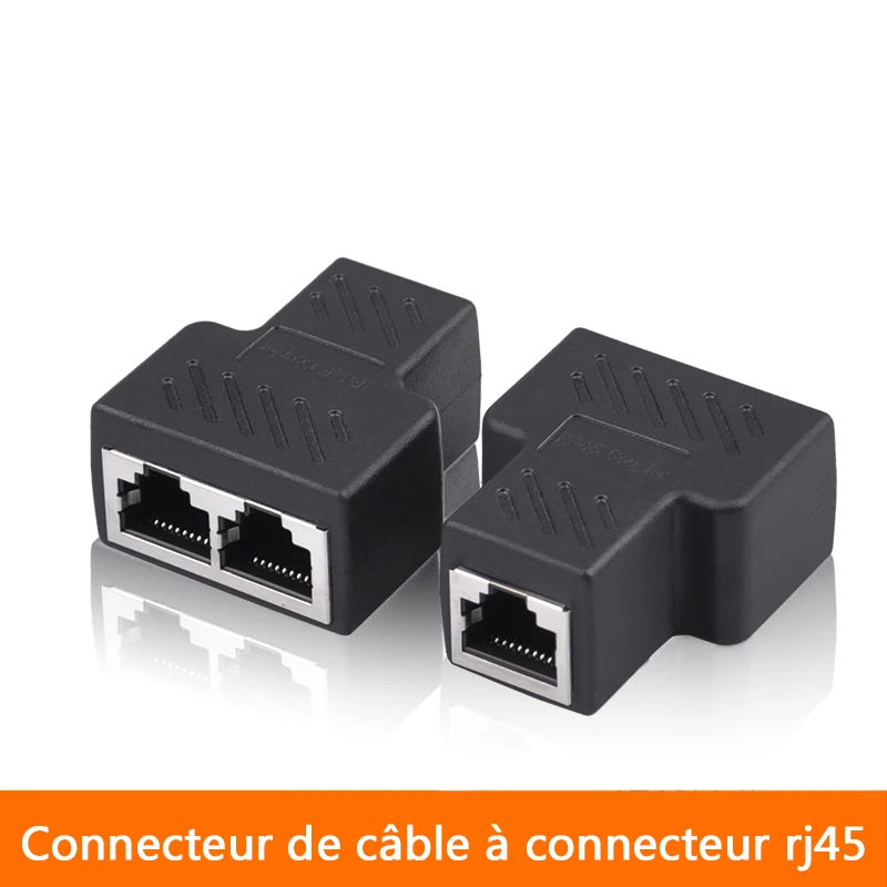 Splitter Di Interfaccia Da 1 A 2 Vie Cavo Di Rete Ethernet Lan Rj45 Adattatore Connettore Splitter Femmina Per Docking Station Per Laptop