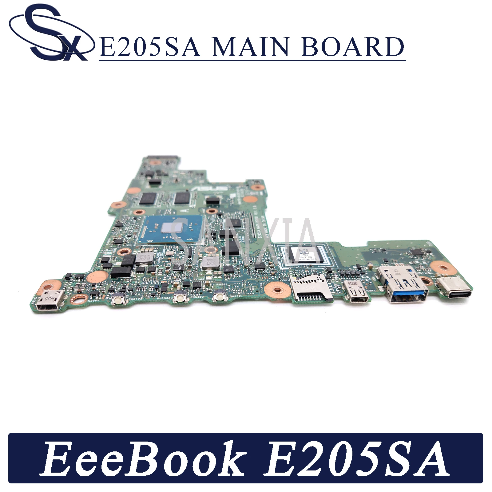 Материнская плата KEFU E205SA для ноутбука ASUS EeeBook оригинальная материнская 4 ГБ
