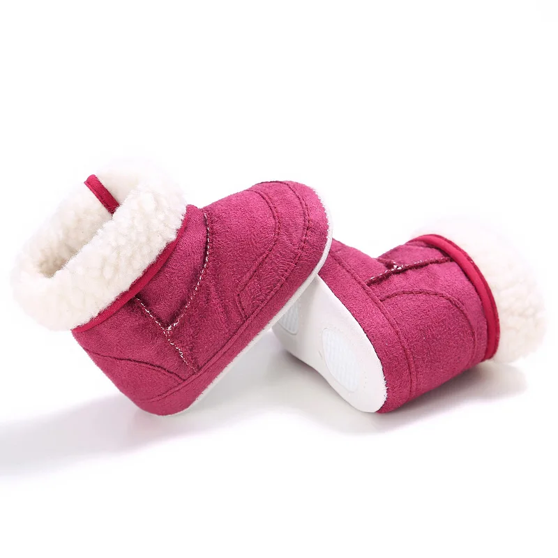 DOGEEK/Новейшая детская обувь; зимняя От 0 до 1 года обувь; разноцветная обувь для мальчиков и девочек; нескользящая подошва; теплые зимние сапоги; детская обувь