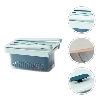 

1Pc Berry Boxes Keep Fresh Produce Saver Food Storage Box with Lid (Sky-blue)