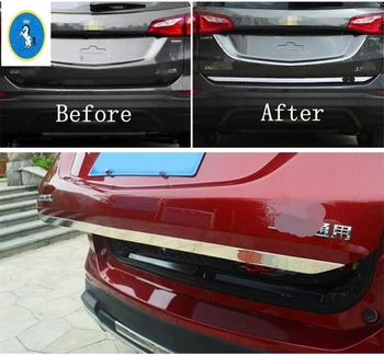 

Yimaautotrims Accessory Fit For Chevrolet Equinox 2017 2018 2019 2020 Stainless Steel Rear Tailgate Trunk Door Strip Cover Trim