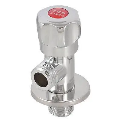 Ванная комната Душ 20,5 мм Наружная резьба хромированный кран угловой клапан