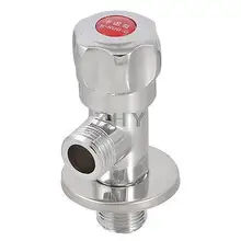 Ванная комната Душ 20,5 мм Наружная резьба хромированный кран угловой клапан