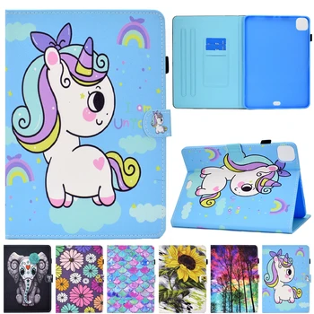 

Tablet Cover Case For Apple IPad Pro 11 inch 2018 2020 Cute Cartoon Leather Fundas Coque For Ipad Pro 11 inch Stand Cover Cases