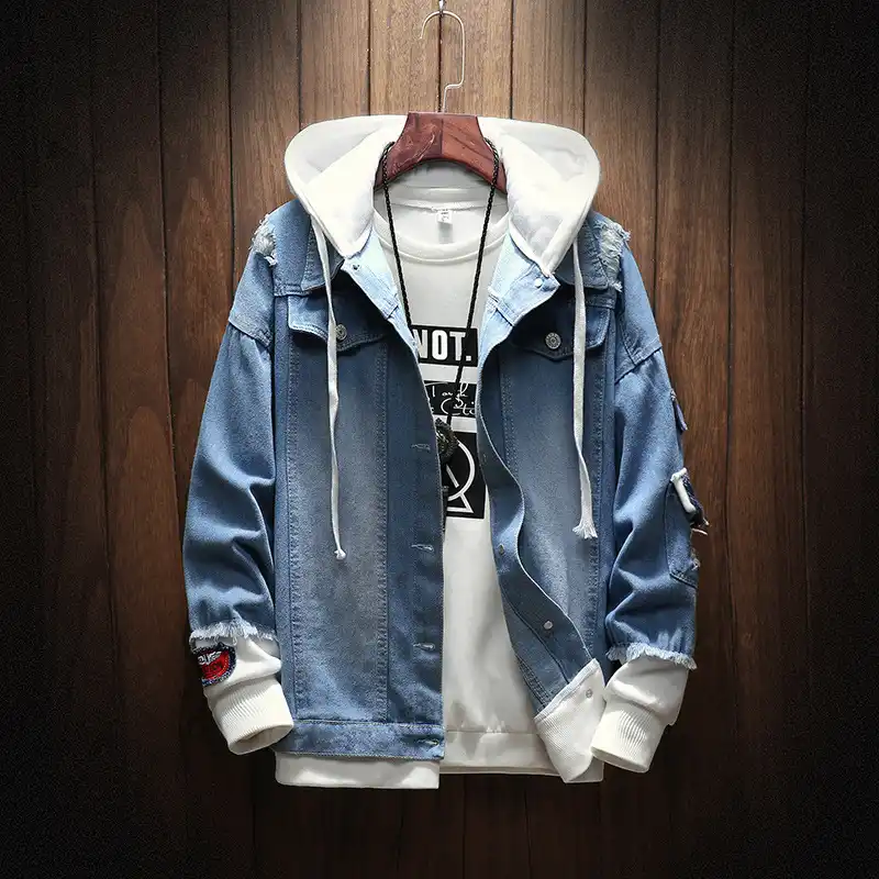 jeans coat mens