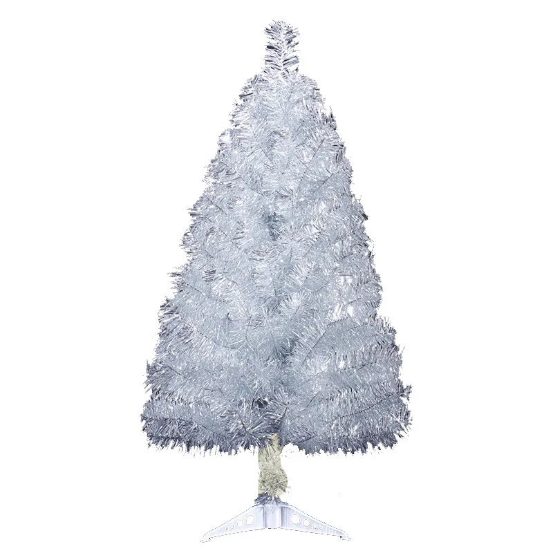 90 см Рождественская Елка белая искусственная Рождественская елка серебряные рождественские украшения для дома - Цвет: silver
