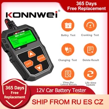 Car-Battery-Tester Konnwei Kw208 12V Load-Plug