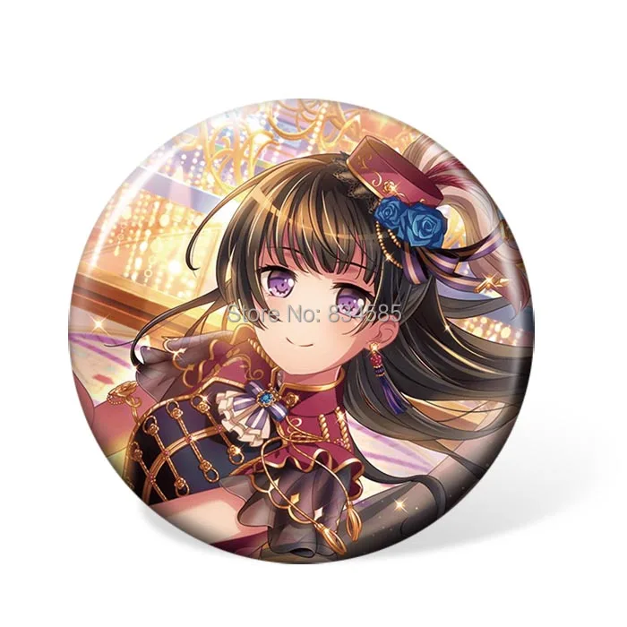 1 шт. аниме Банг мечта мультфильм значок Тояма Касуми Брошь булавка для рюкзака и сумки аксессуары