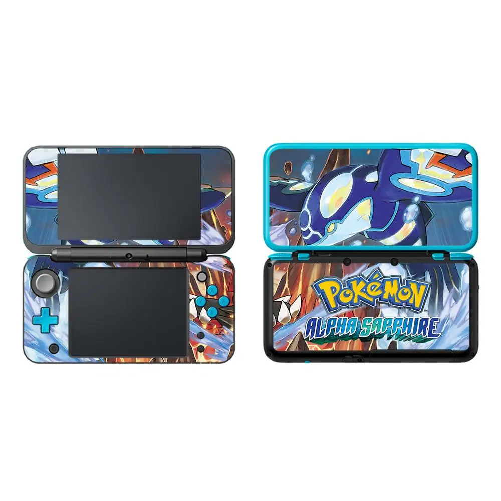 Виниловая наклейка Pokemon Go с изображением Пикачу для нового 2DS LL XL, наклейка для кожи для nintendo 2 DSLL, Виниловая наклейка для защиты кожи - Цвет: 2DSLL0119