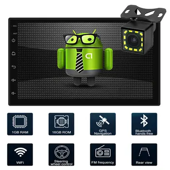 

BYNCG 2 din Android Car Radio 7" HD Autoradio Multimedia Player 2DIN GPS Navigation Touch Screen Autoaudio Stereo MP5 Bluetooth