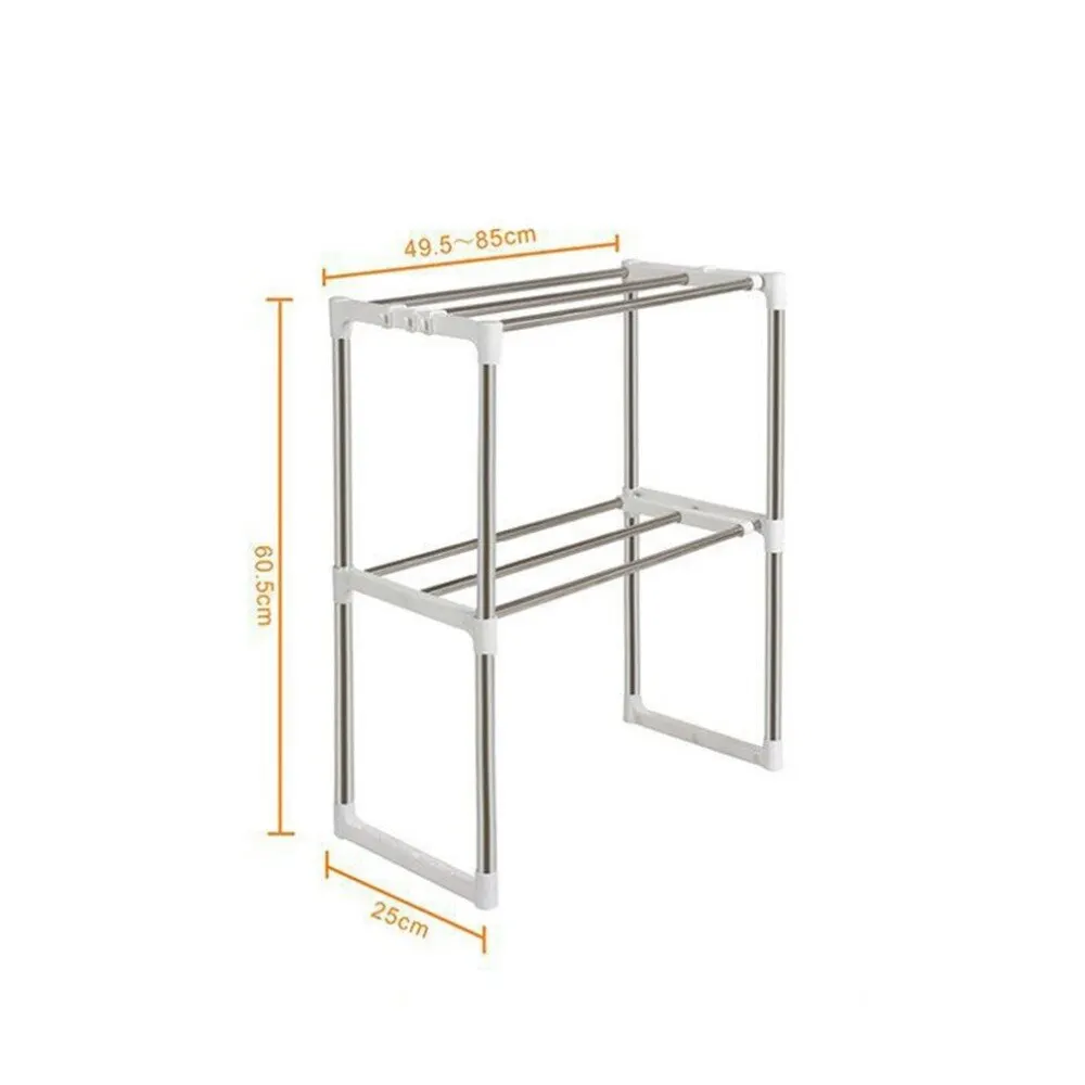 Standing Type Kitchen Microwave Oven Storage Rack6