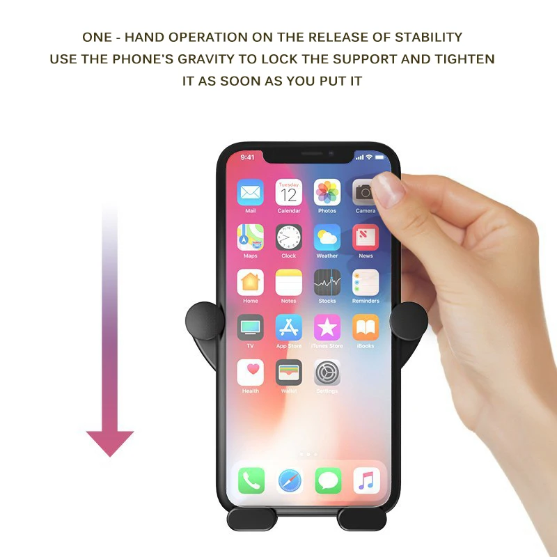 Универсальный автомобильный держатель для телефона, для автомобиля, CD слот, крепление на вентиляционное отверстие, гравитационная подставка для телефона, для IPhone 11, для samsung, для huawei, для Xiaomi