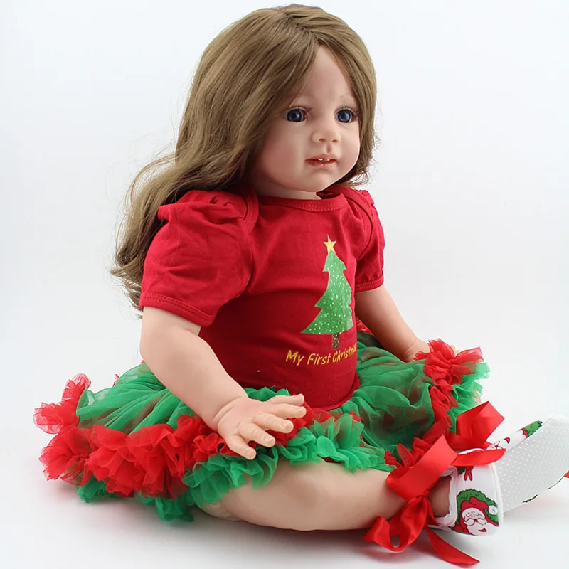 60 см реалистичные куклы reborn baby ручной работы реалистичные очаровательные Новорожденные куклы для купания Новая мода Bonecas игрушки для рождественского подарка