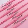 10Pcs/set Wolf Hair Hook Line Pen Fine Paint Brush Pen Set Artist Watercolor Acrylic Painting Brush Art Drawing Supplies 5